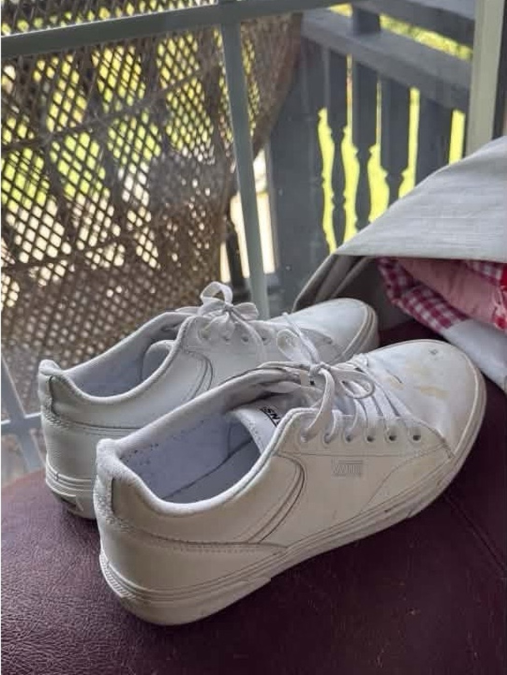 Vans White Low-Top Women's Sneakers